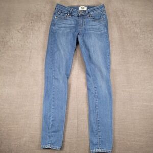 Paige Denim Jeans Verdigo‎ Ankle Slim Fit Stretch Size 24